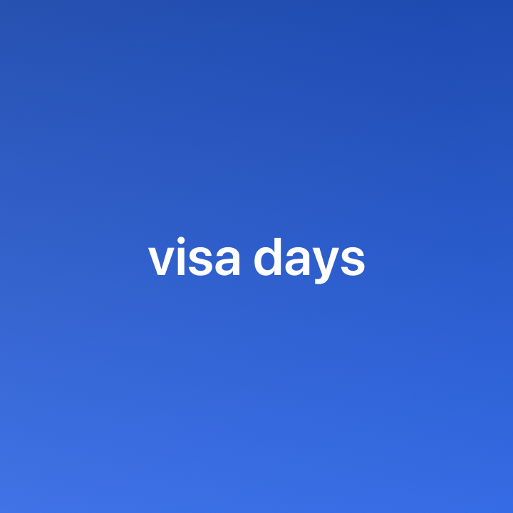 Visa Days is an application for tracking the tax residency of your stay in the country.