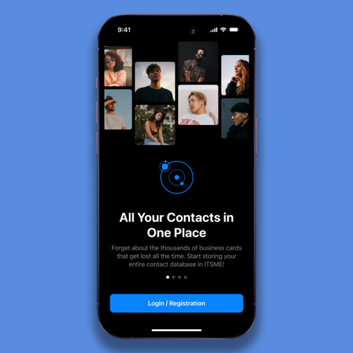 ITSME - an application for sharing contacts